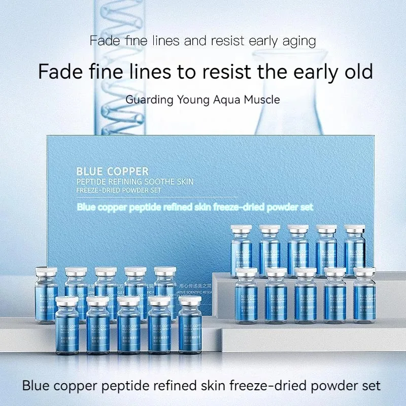 Oligopeptide Wrinkle - Peptídeo de cobre azul conjunto de