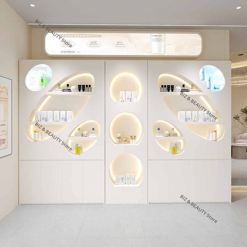 High Luxury Skincare - Armário Expositor de Salão de Beleza