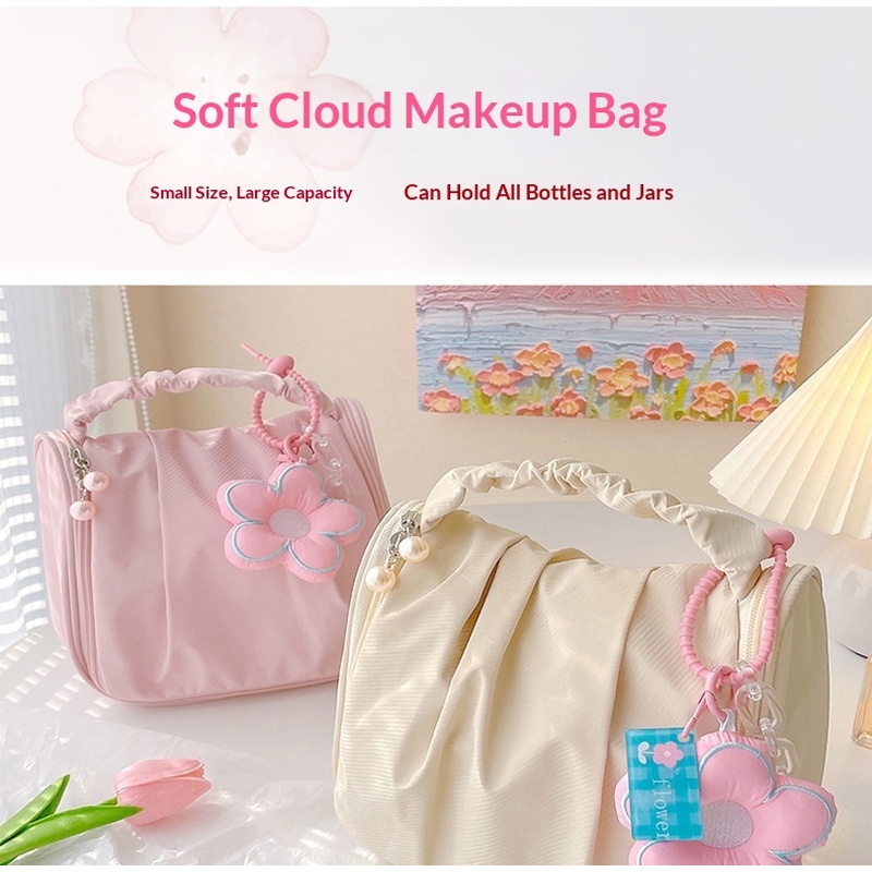 Bolsa de Cosméticos Cloud, Org - High Luxury Skincare avaliação e preço