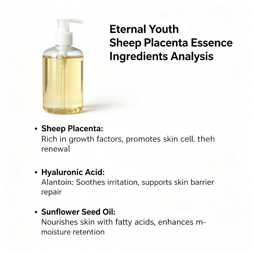 Soro líquido de essência de pl - Placenta Extract Serum avaliação e preço